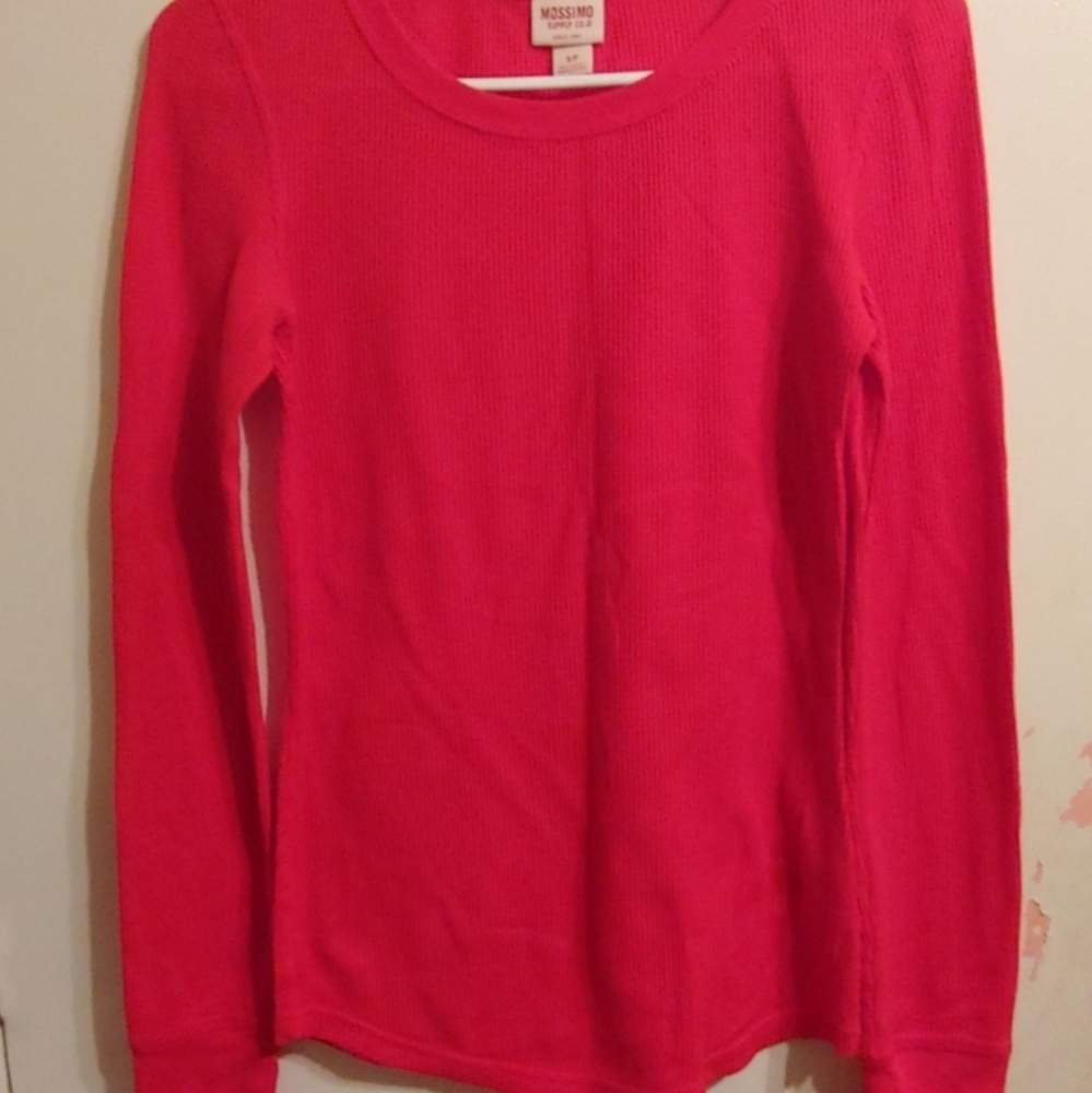 MOSSIMO Red Thermal Long Sleeve